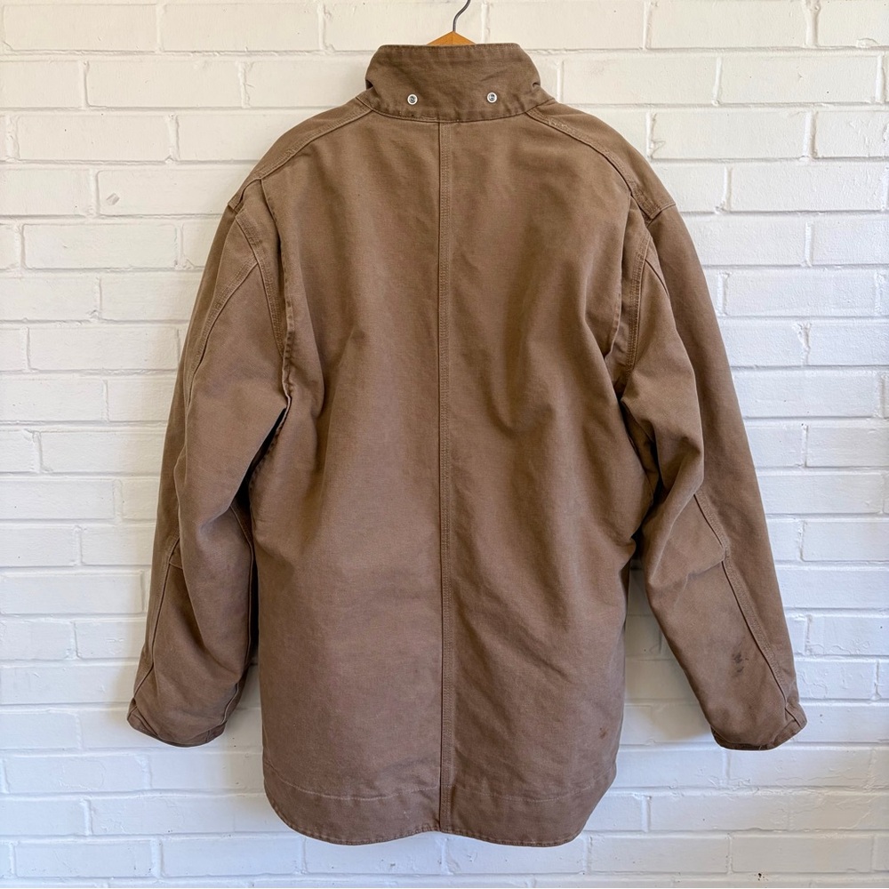Carhartt Sandstone Sherpa Lined Ridge Coat (Style #C61), SZ XL Tall - Picture 12 of 12